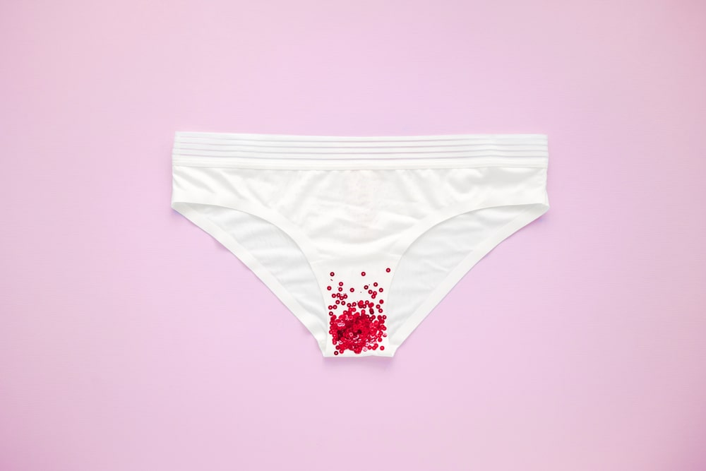 culotte blanche menstruation
